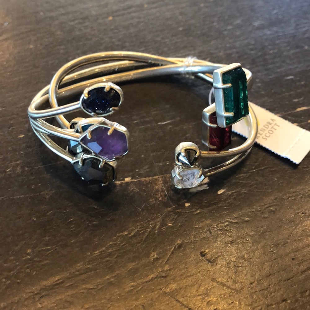 Stackable bracelets.